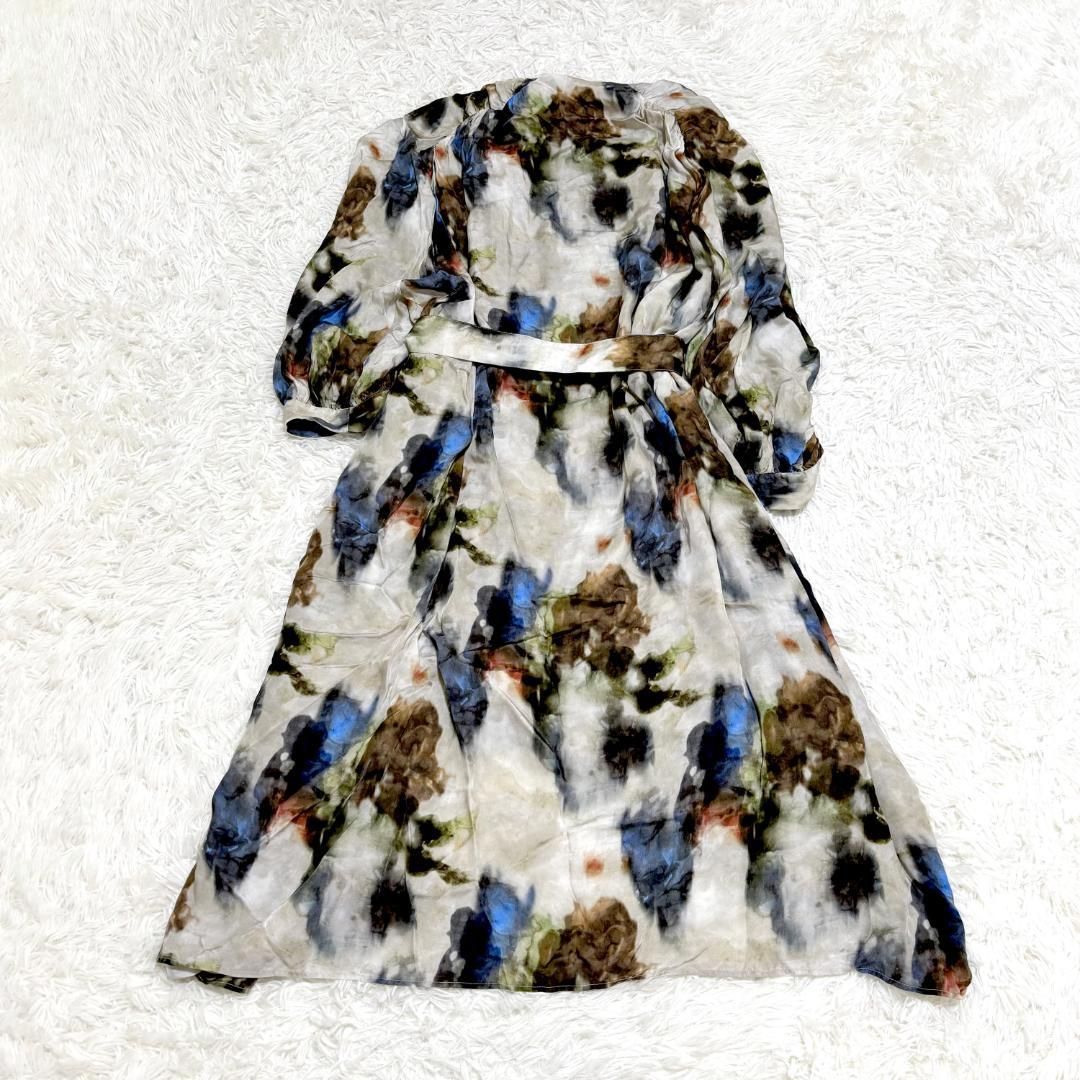 ミューラーオブヨシオクボ 長袖マキシ丈ワンピース