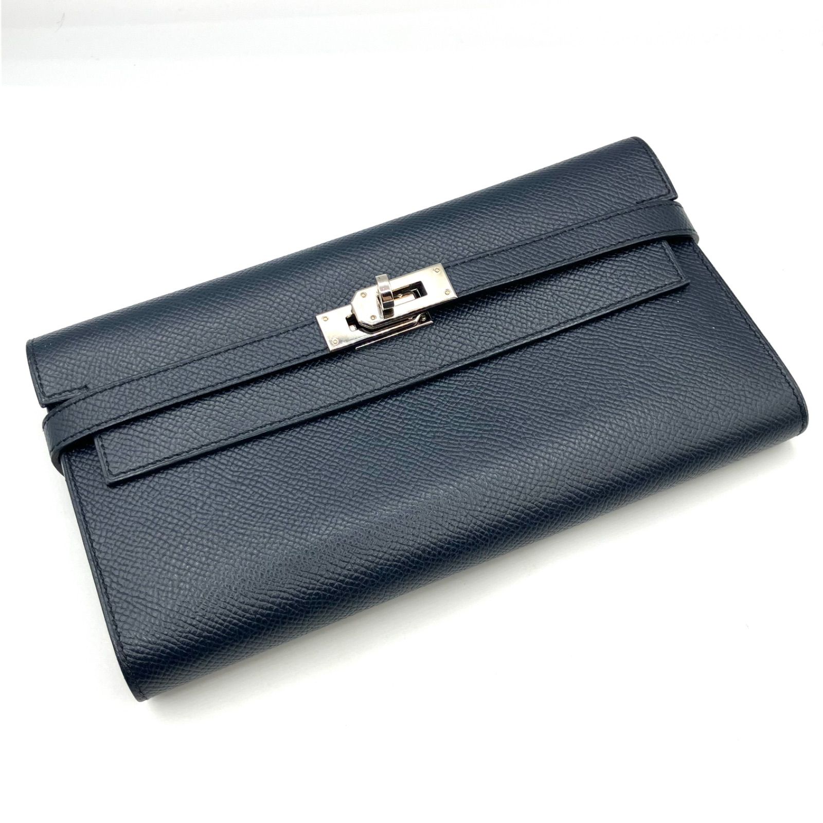 鑑定済み】正規品 エルメス HERMES ケリーウォレット ロング