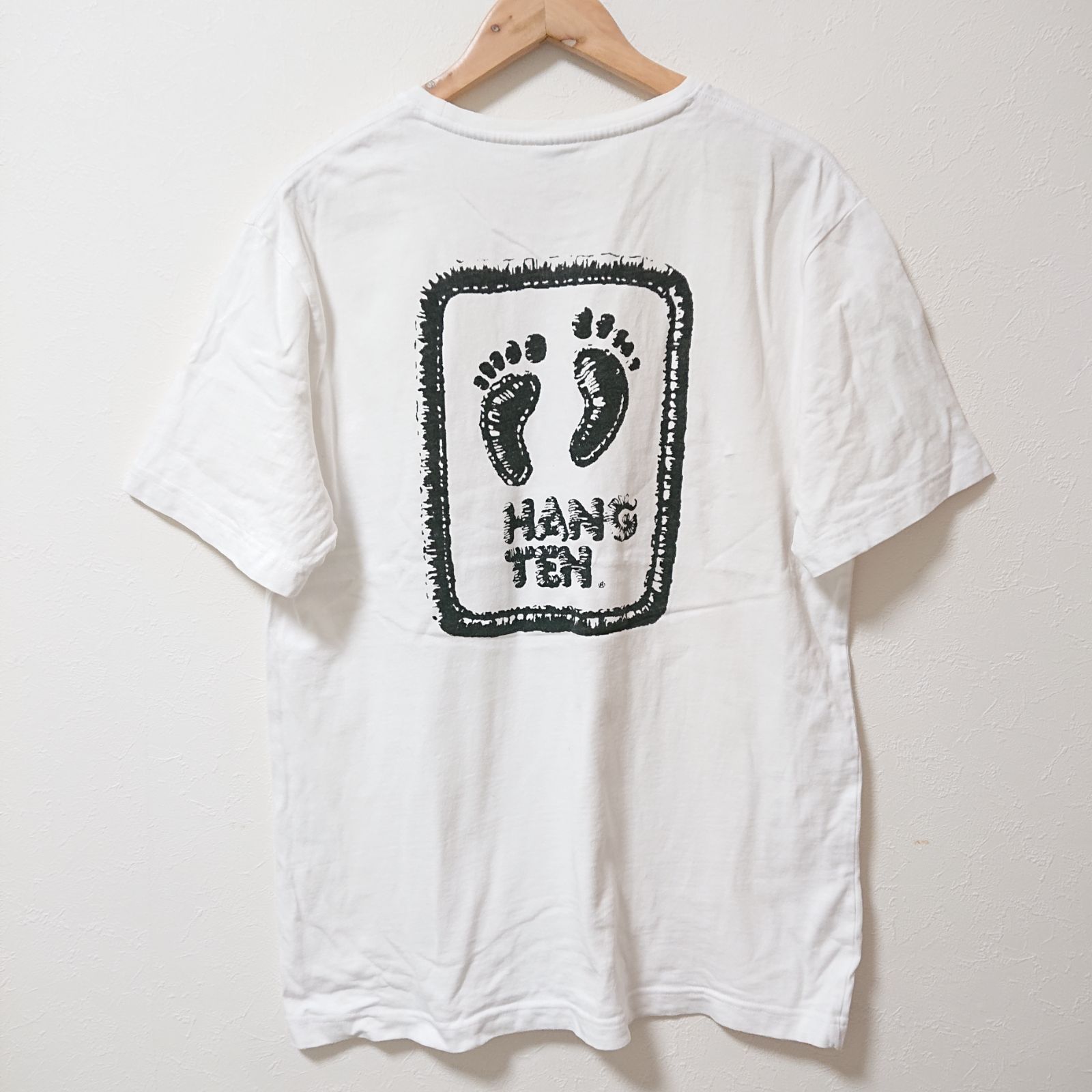 HANG TEN ハンテン プリントTシャツ XL レッド - Tシャツ