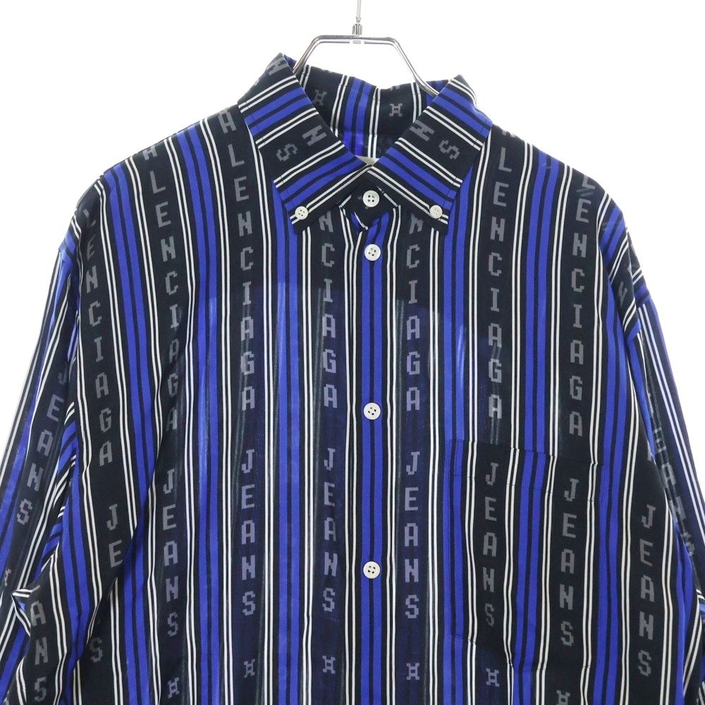BALENCIAGA (バレンシアガ) 20SS L/S Logo Button Down Shirt