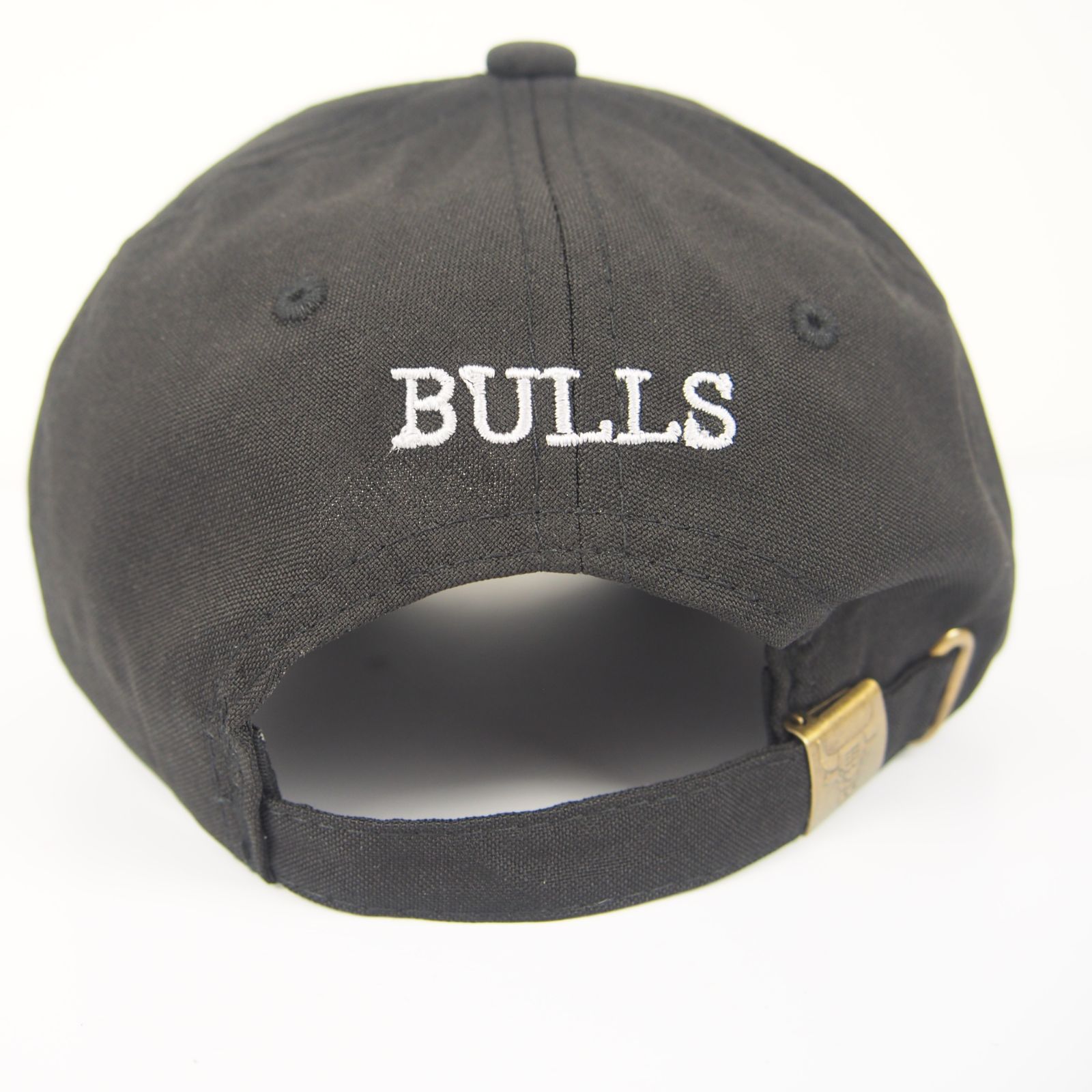 66 BULLS Bulls NBA 黒/グレー 曲ツバ 刺繍 ワッペン キャップ