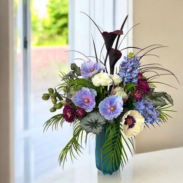 造花 オリエンタルなリゾートブーケ 南国風の花束|花束|光触媒|ホテルライク