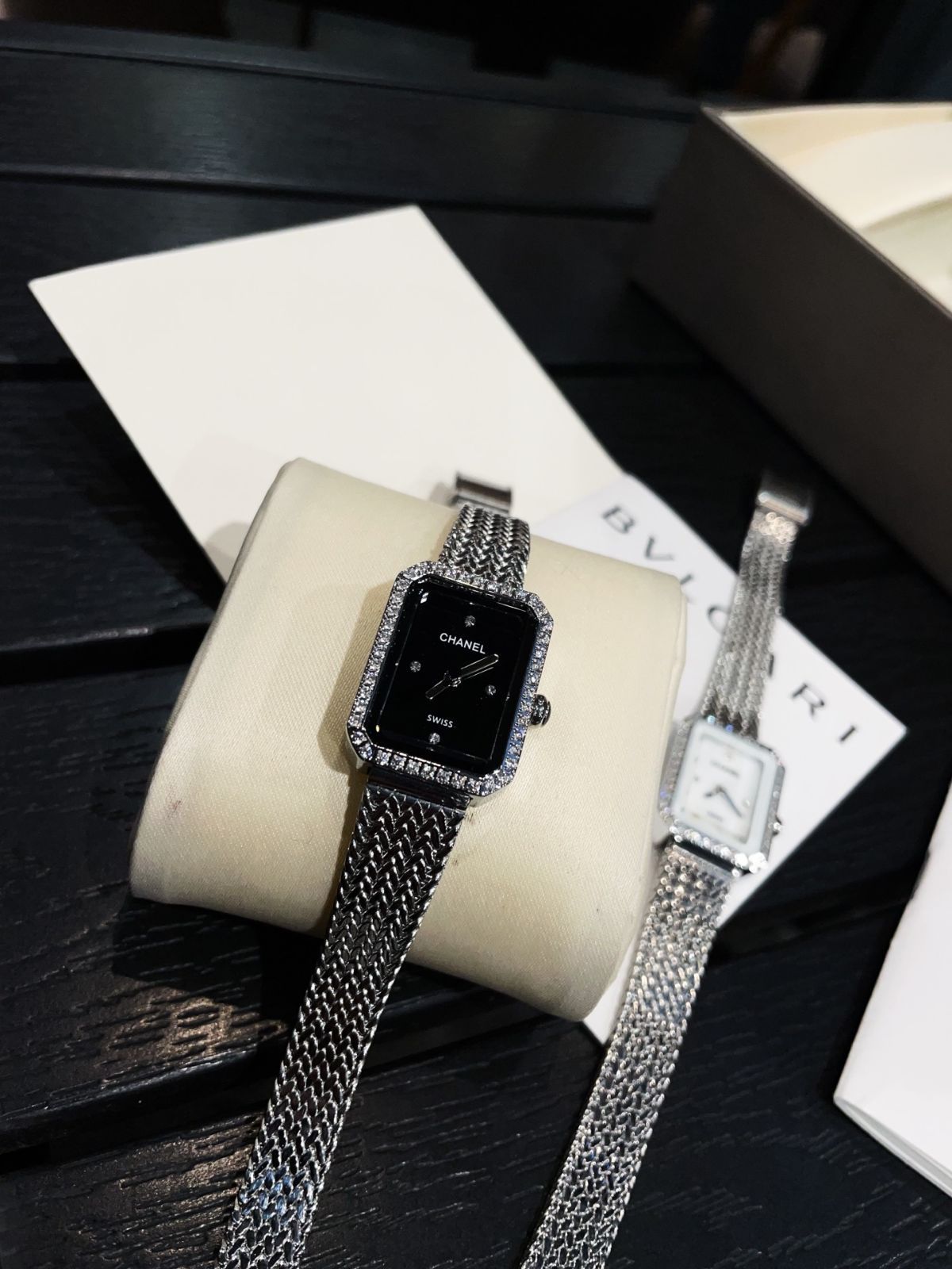 極美品 実働 CHANEL シャネル マトラッセ 腕時計 レディース シルバー CHANEL シャネル マトラッセ H0009 ステンレス クオーツ