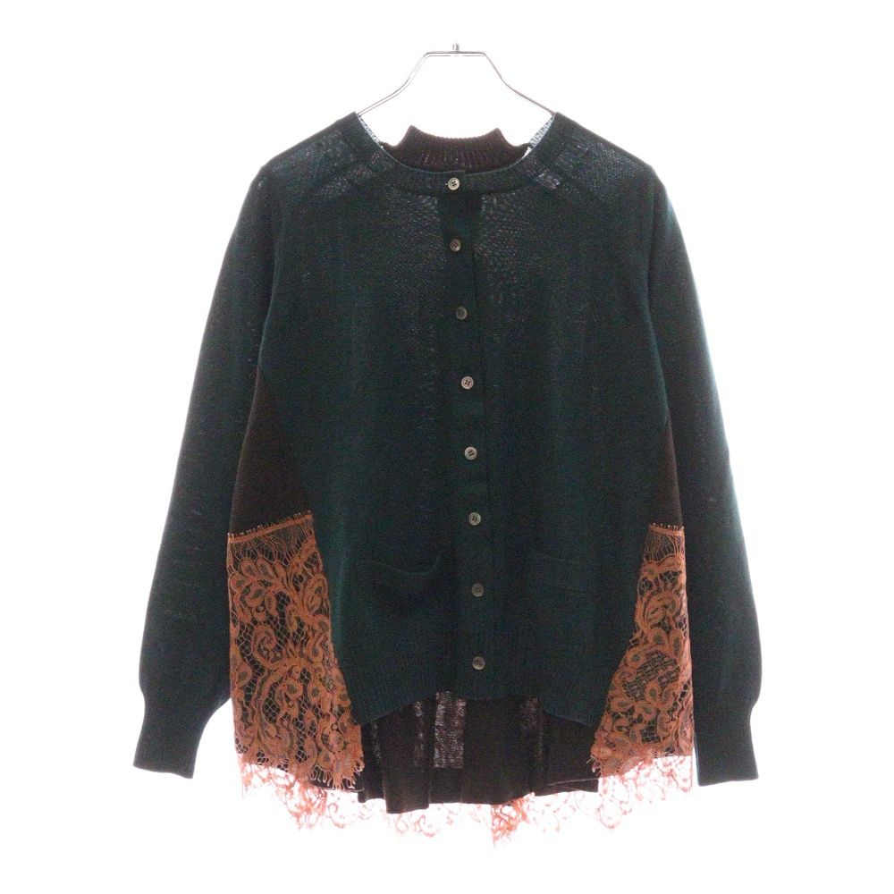 Sacai (サカイ) 13SS レースドッキング ニットカーディガン 13