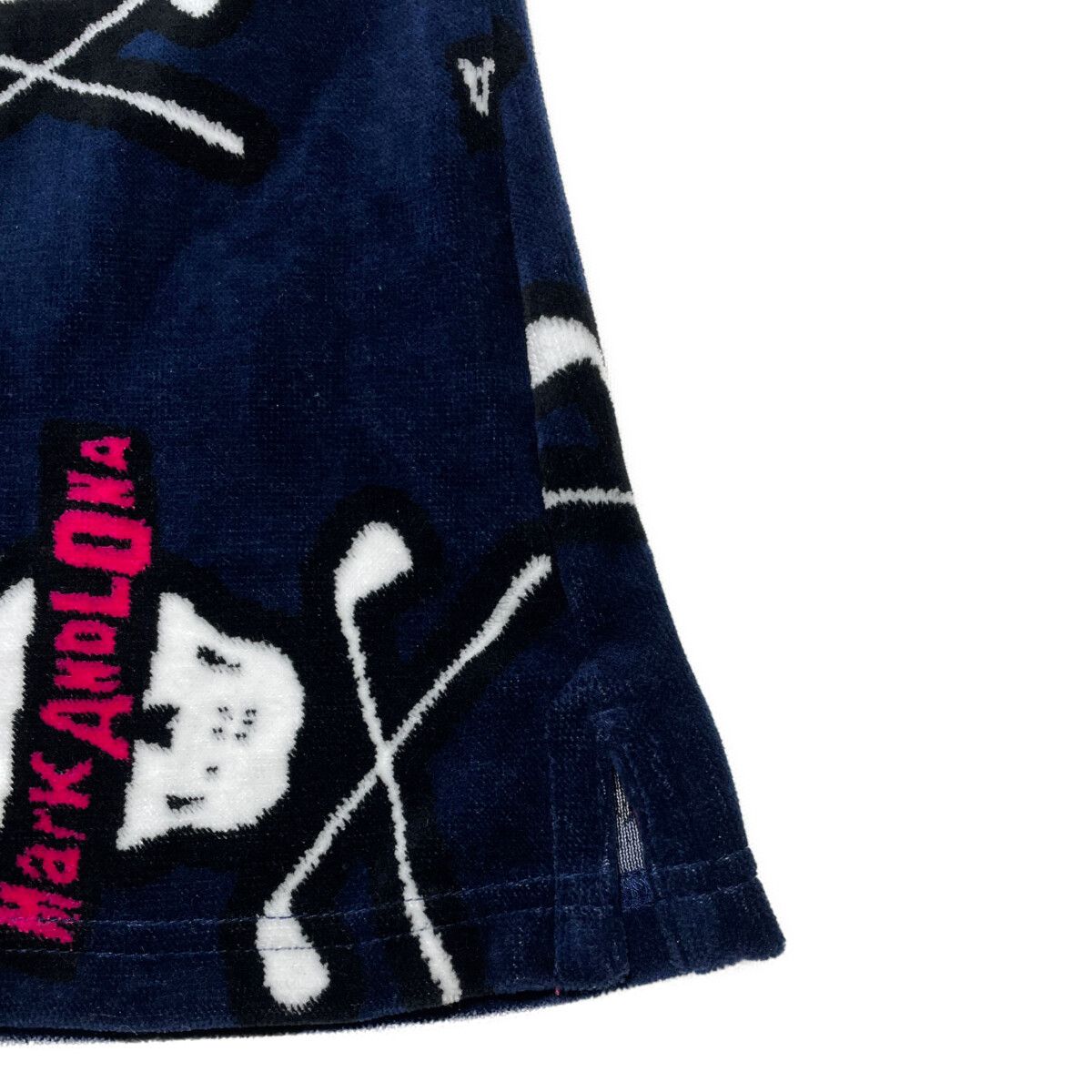 中古 レディース マークアンドロナ MARK&LONA 半袖ポロシャツ 38(M) 紺