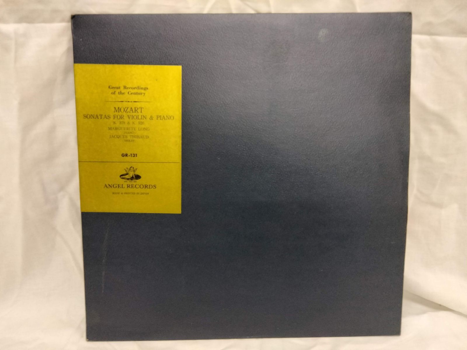 LPレコード71】Great Recordings of the Century 「MOZART