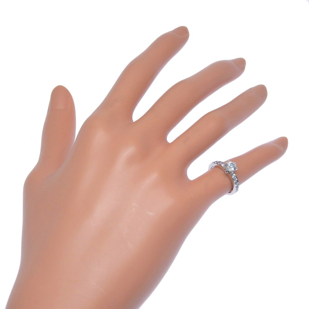 TIFFANY&Co.】ティファニー ソリテール ハーフエタニティ Pt950