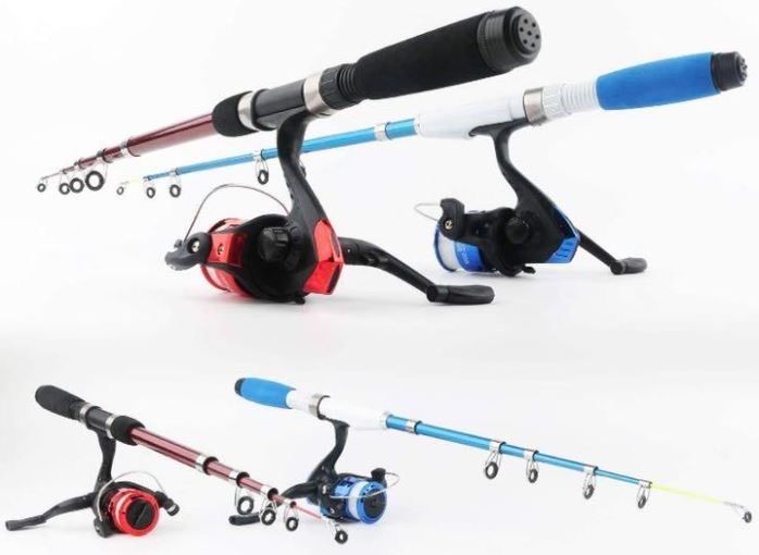 ロッド2本＆リール2個含む超豪華な万能フルセット❣初心者にも最適♪❤釣りセット ロッド2本＆リール2個含む超豪華な万能フルセット❣初心者にも最適