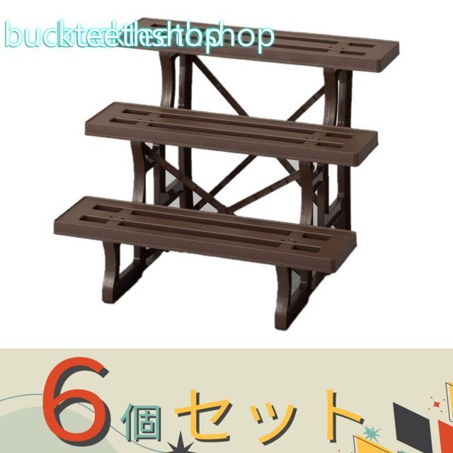 ６個セット グリーンパル フラワースタンド３段６００ ８ ４９７６１３１９１００７４