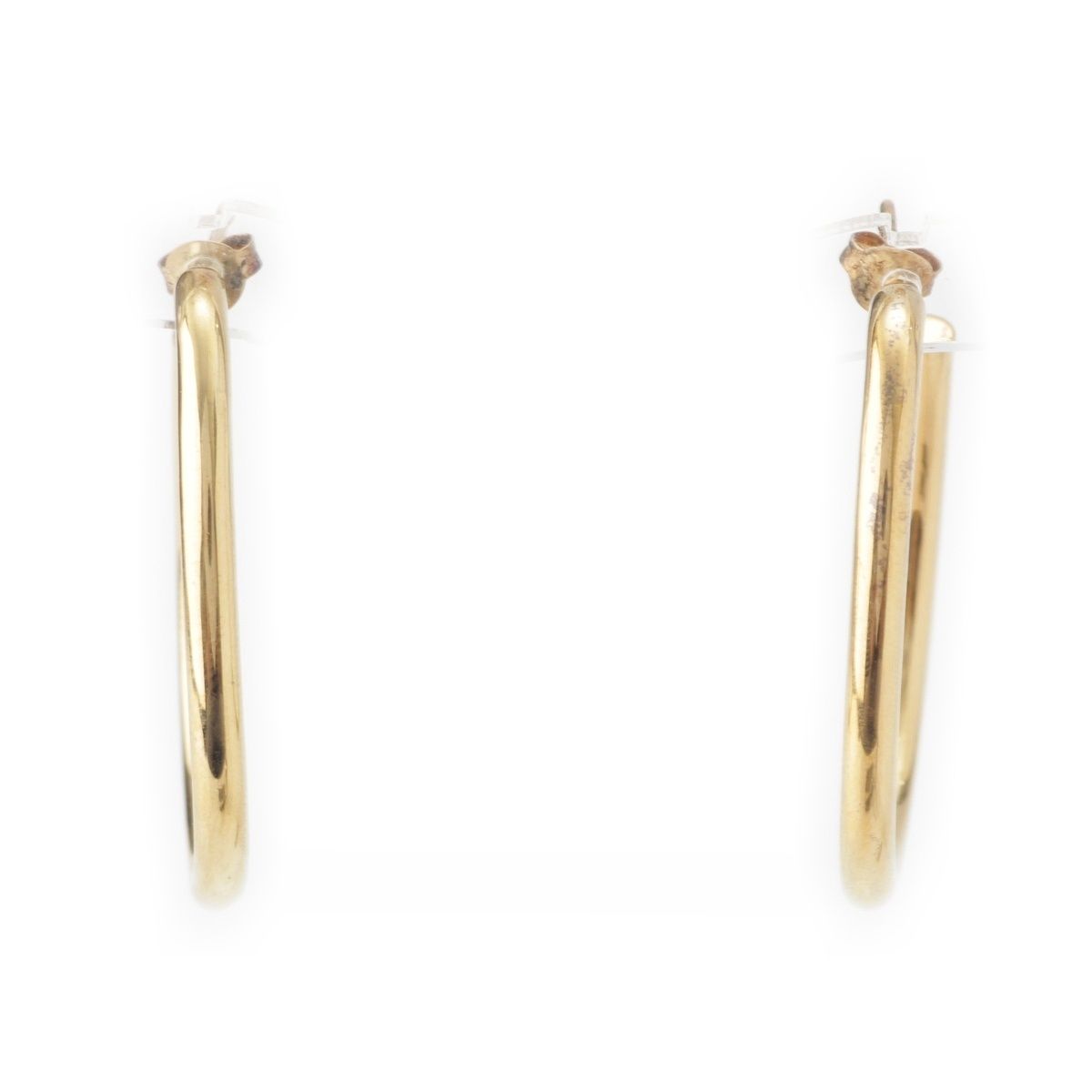 オティウムバーグ 925 オーバル フープ ピアス アクセサリー ゴールド