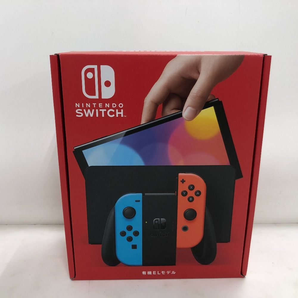 02w03117 Nintendo Switch本体 有機ELモデル Joy-Con(L) ネオンブルー/(R) ネオンレッド スイッチ 未使用品  【中古品】 - メルカリ