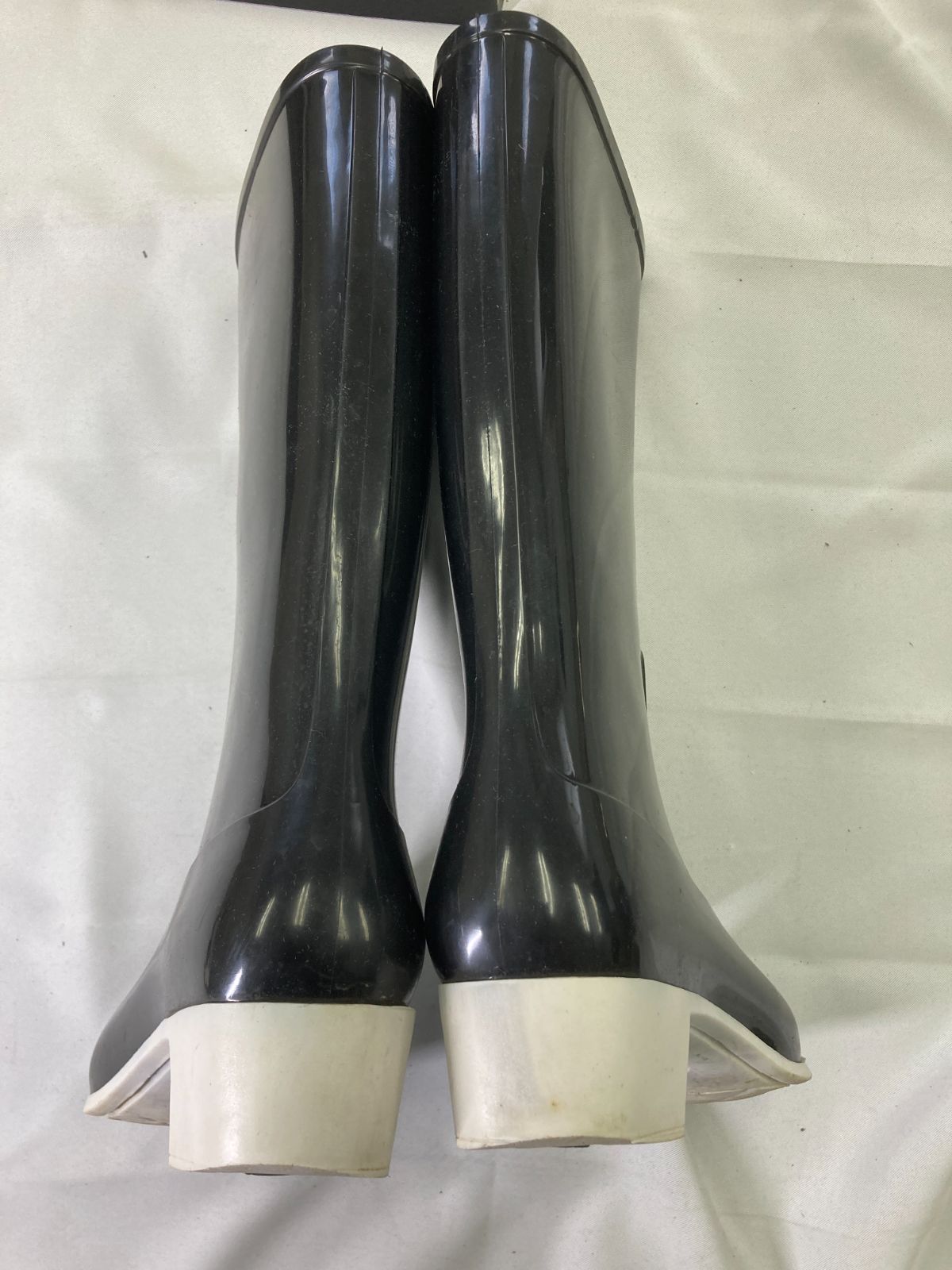CHANEL シャネル レインブーツ 長靴（size38 ・日本サイズ24.0cm
