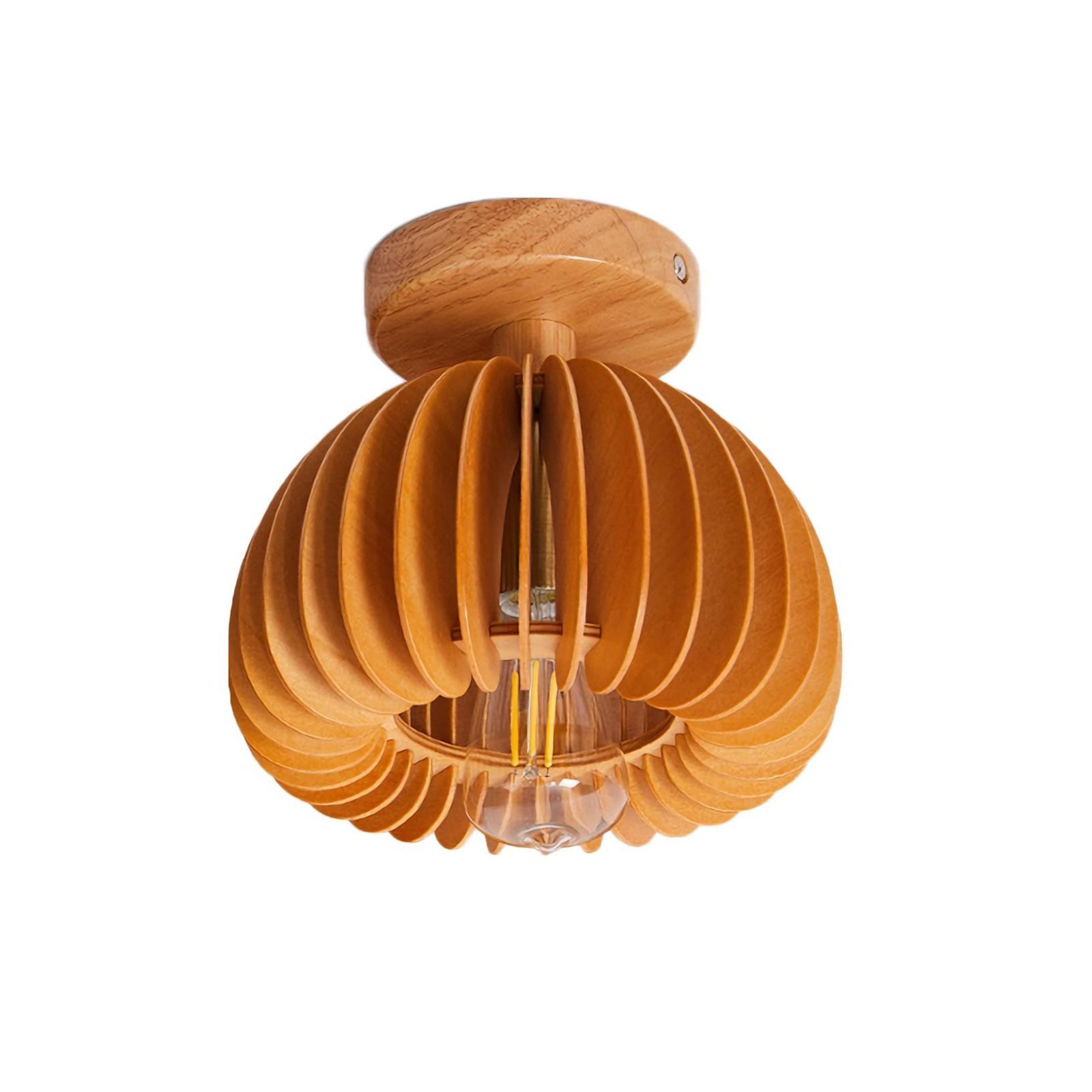 在庫セール】おしゃれ照明 和風のシンプルでレトロなかぼちゃ型 照明