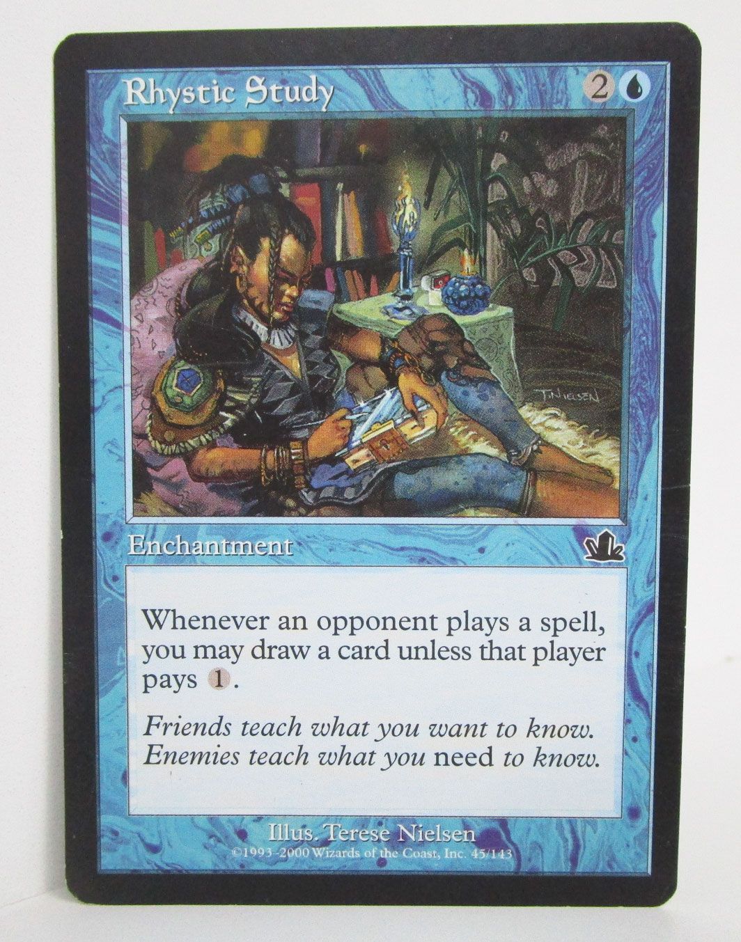 トレーディングカード MTG リスティックの研究 Rhystic Study 英語版