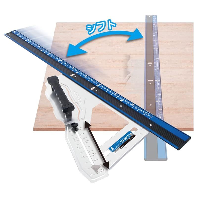 シンワ測定(Shinwa Sokutei) 丸ノコガイド定規 エルアングルPlus