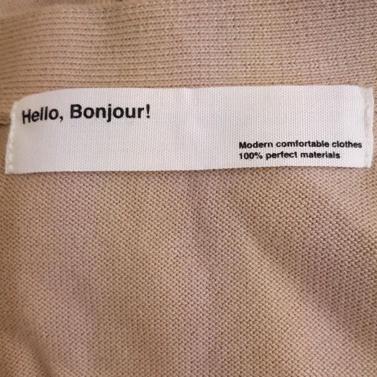 Hello Bonjour! カーディガン　新品未使用 Hello Bonjour! カーディガン 新品未使用 - メルカリ