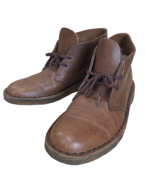 【中古】Clarks クラークス デザートブーツ　チャッカブーツ ブラウン US7　 44812399