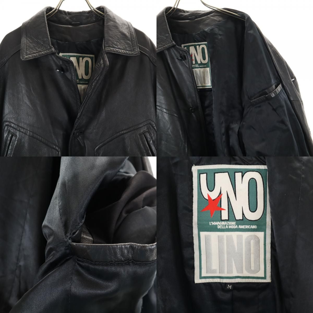 UNO LINO レザーコート M ブラック UNO LINO メンズ - メルカリ