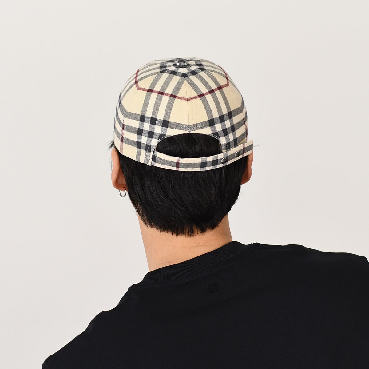 BURBERRY バーバリー 帽子 キャップ 8073370 チェックコットン