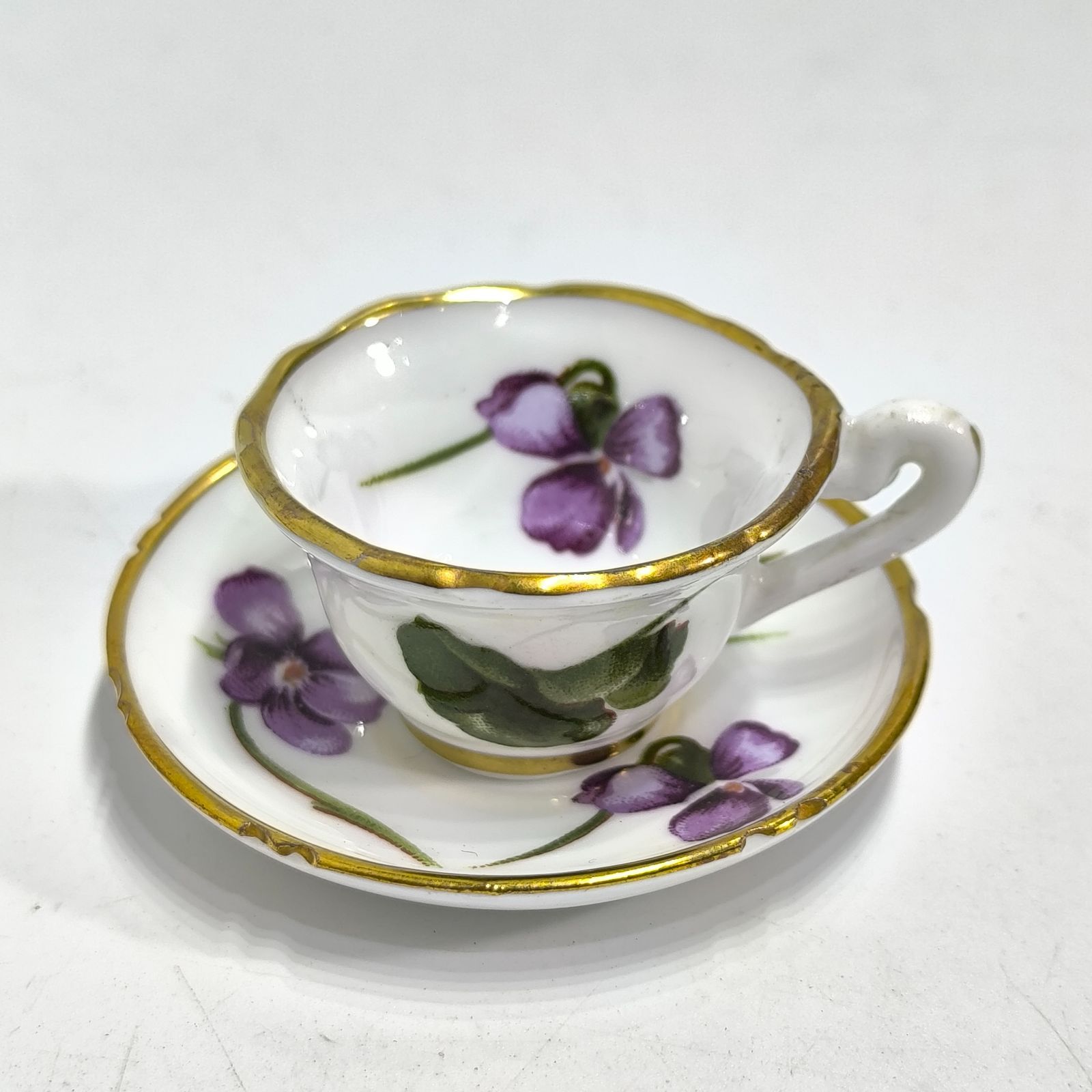 ハマースレイ ミニチュアティーセット ヴィクトリアンヴァイオレット