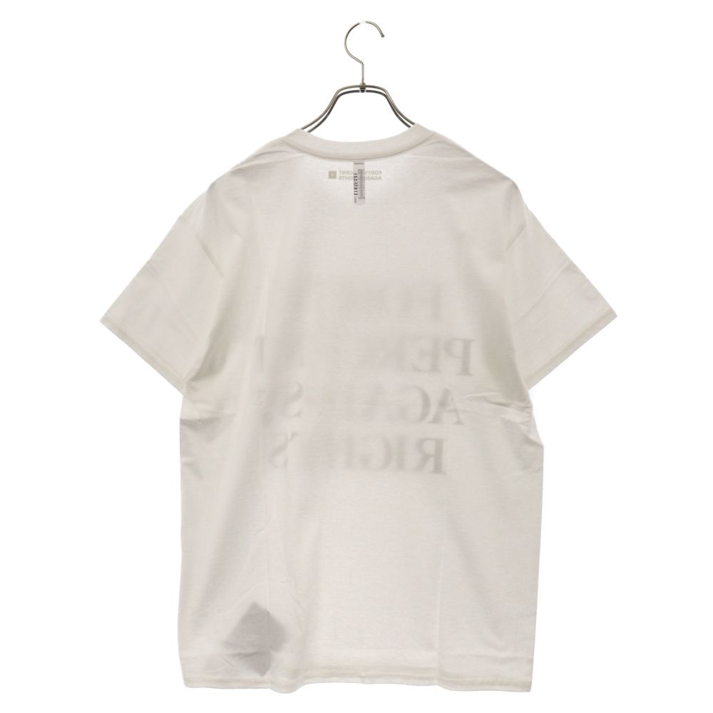 FPAR/FORTY PERCENTS AGAINST RIGHTS (フォーティーパーセント アゲインストライツ) 20AW PG-13 S/S  TEE フロントロゴグラフィックプリント 半袖Tシャツ 202NTFP-STM06