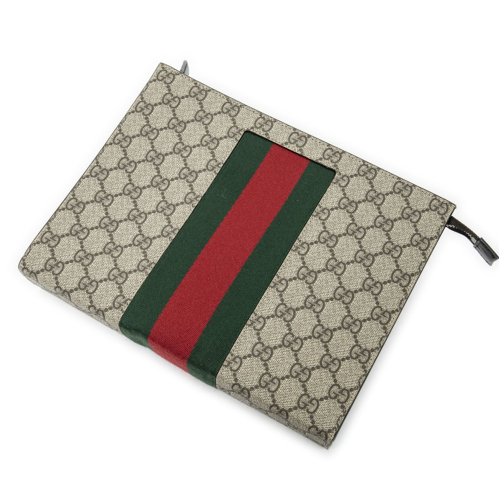 GUCCI グッチベージュ|ブラウンスプリームPVCキャンバスA