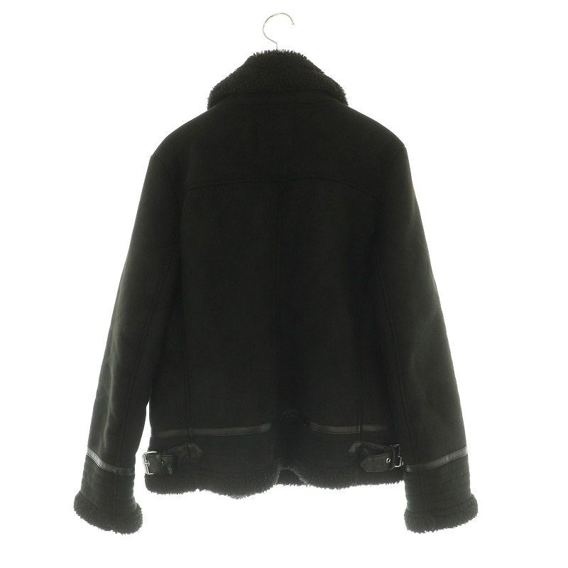ザラ ZARA フェイクムートンジャケット フェイクスエード ボア