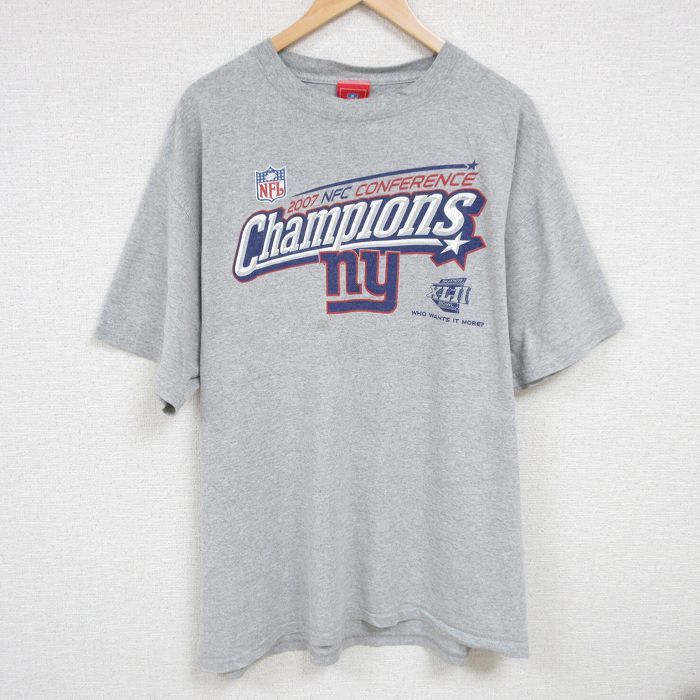 XL/古着 半袖 ビンテージ Tシャツ メンズ 00s NFL ニューヨーク