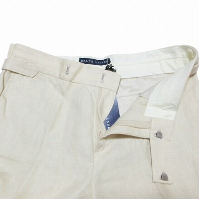 新品タグ付き　ローレンラルフローレン　パンツ　ズボン　リボン　ベルト　カジュアル ラルフローレン RALPH LAUREN タグ付き スラックス パンツ
