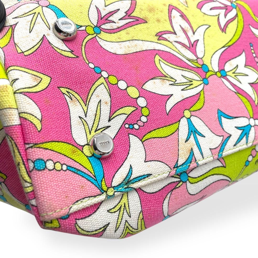 良品 EMILIO PUCCI エミリオプッチ トートバッグ キャンバス