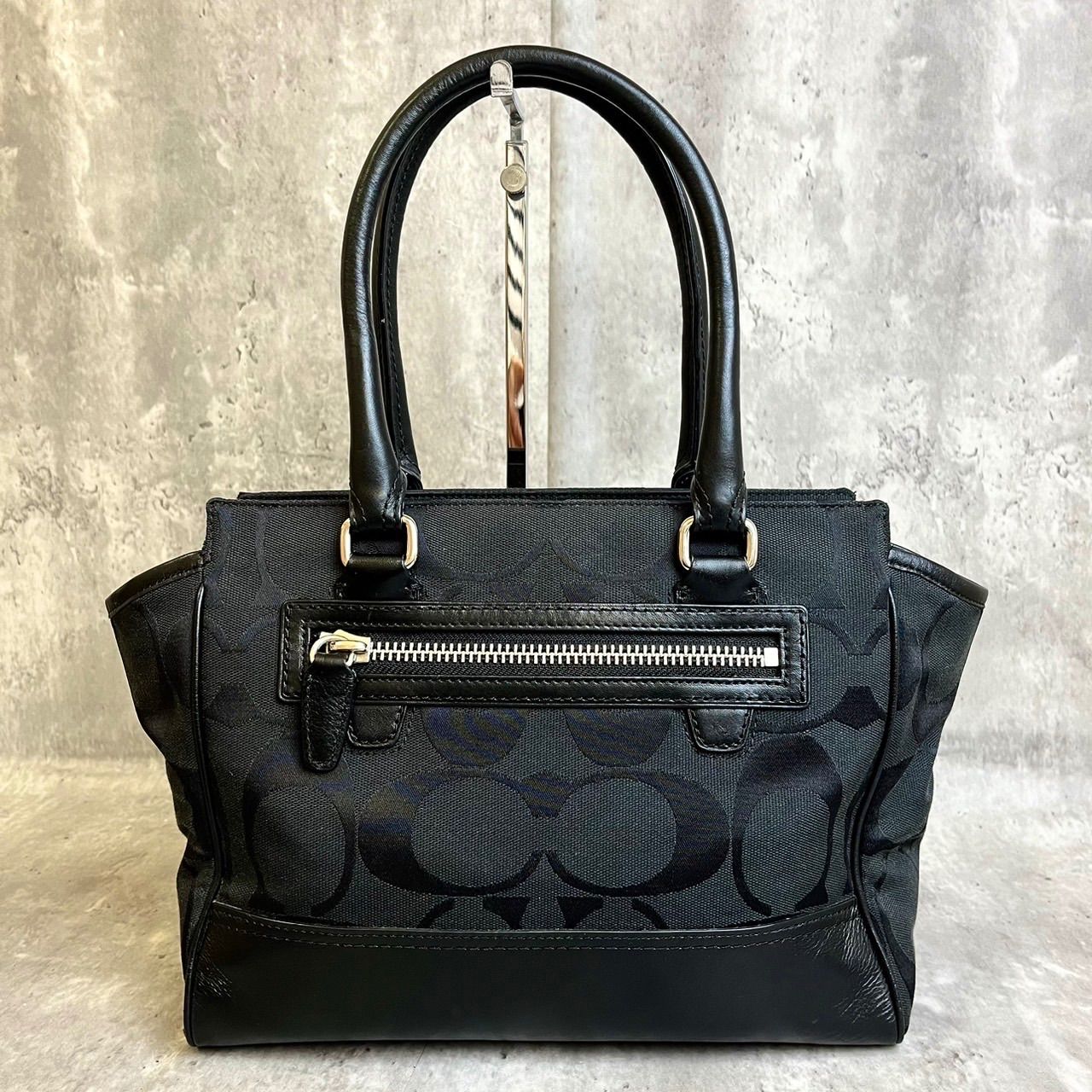 ✨良品✨ COACH コーチ トートバッグ ハンドバッグ シグネチャー ロゴ 