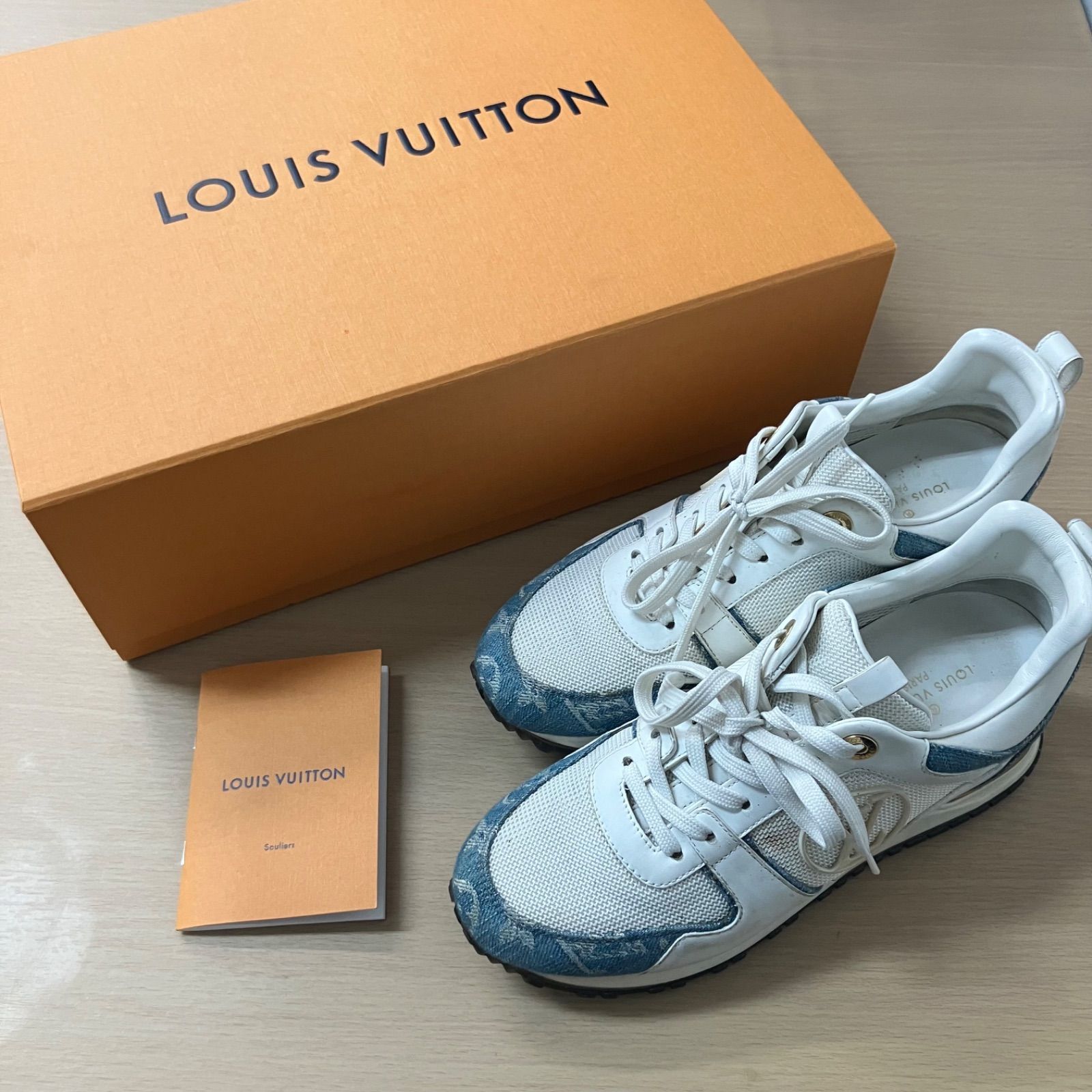 ◼︎LOUISVUITTON ルイヴィトン ランアウェイライン デニム メッシュ 