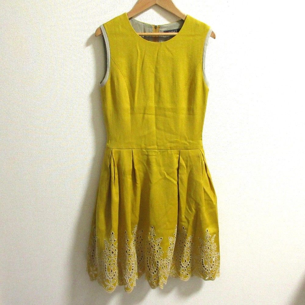 良品 FOXEY フォクシー シルクウール カットワーク スカラップ
