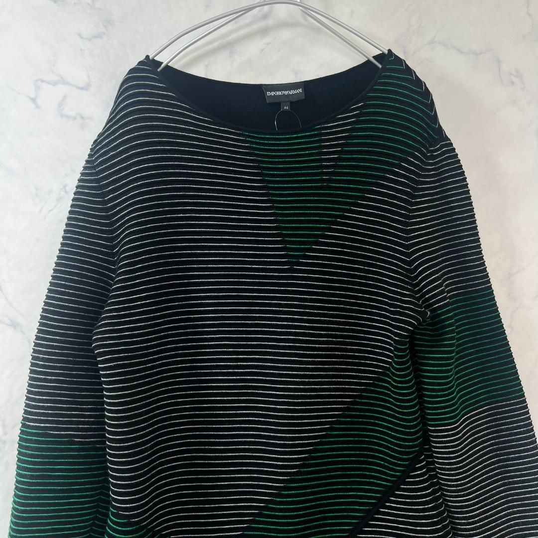 アルマーニ アシンメトリーニットワンピース 高身長 B1467