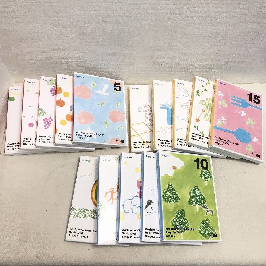 Worldwide Kids English 教材セット Benesse ベネッセ Worldwide Kids English DVD 30本セット