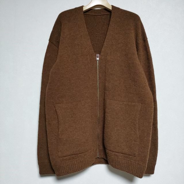 crepuscule Whole Garment V/N Zip Cardigan 1703-009 ニット ウール 
