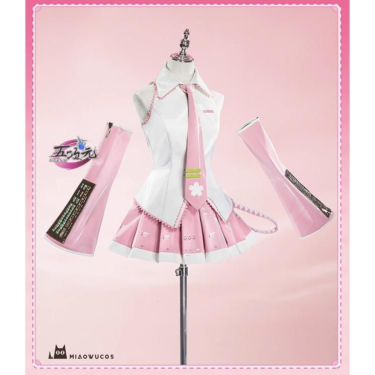 ハロウィン 猫屋小舗 ボーカロイド 桜ミク コスプレ衣装 中国公式許可あり プレミアムVer ウィッグ 靴 髪飾り 追加 BJ0923ML03 ハロウィン