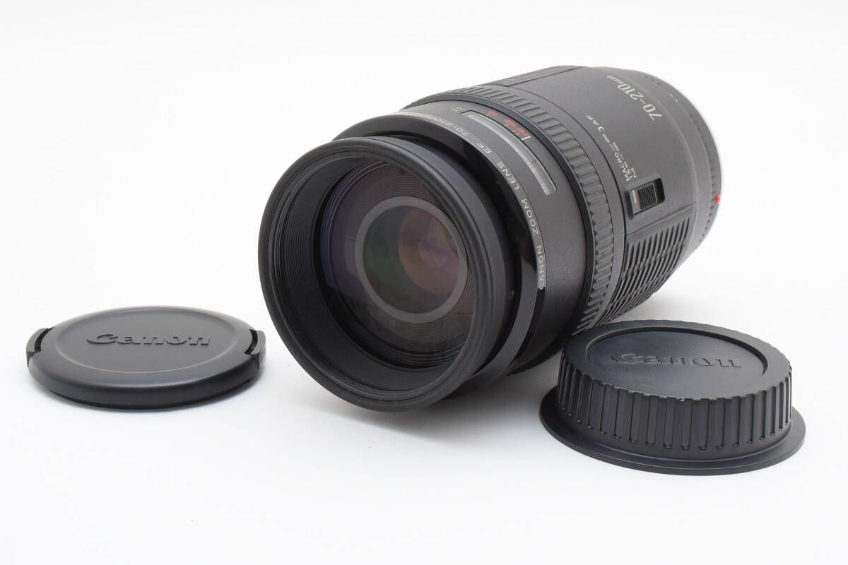 外観美品Canon EF フィルムカメラ 70-210mmレンズ付き CANON EF 70-210mm F4 のジャンク AFレンズ2連敗 3度目の正直