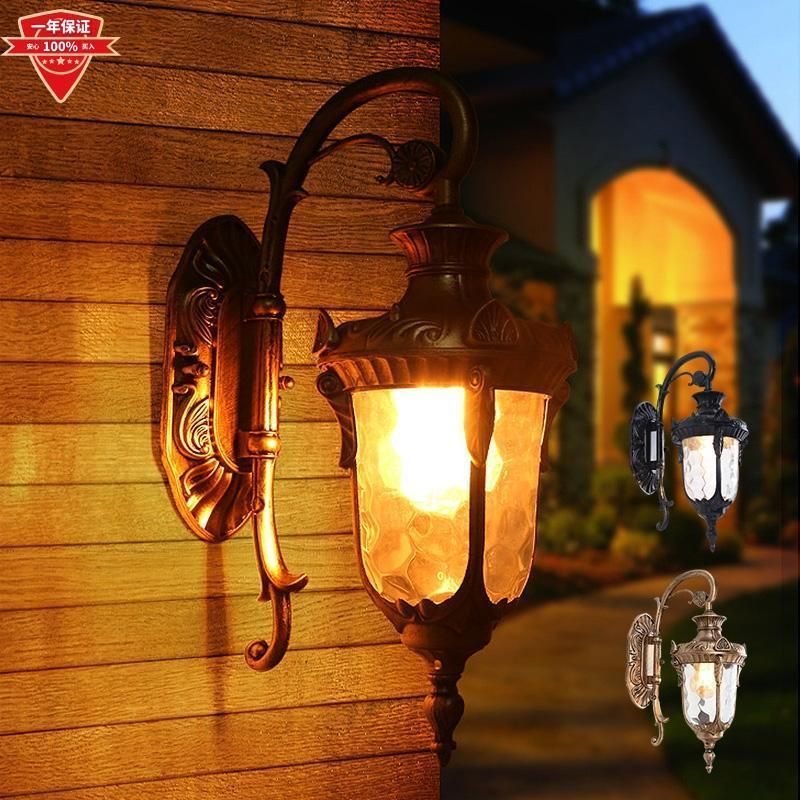 LED対応 北欧 ポーチライト 防水 ウォールランプ ブラケットライト おしゃれ アンティーク 取り付け簡単 照明 屋外 玄関