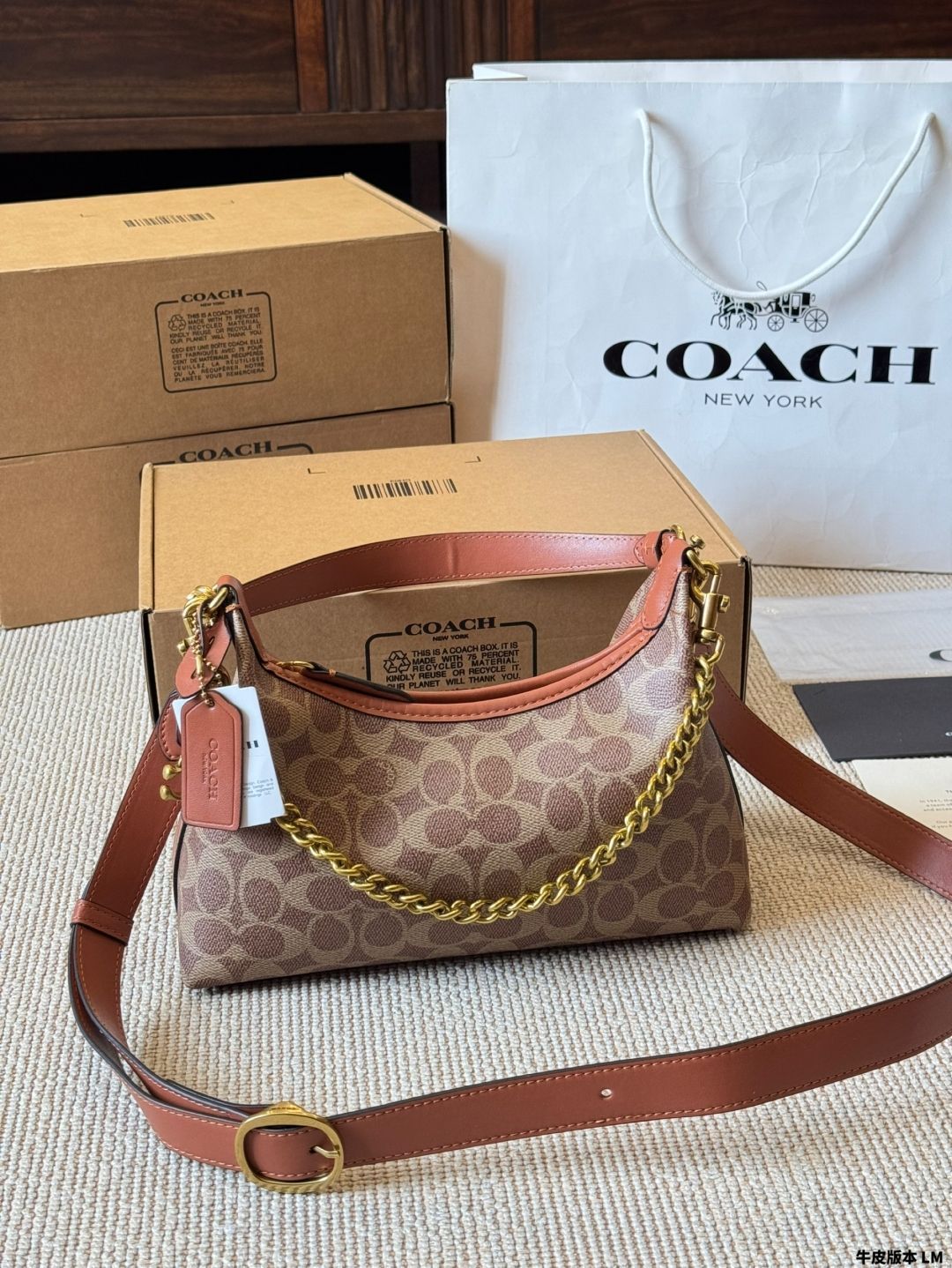 今日 Coach New Juliet Hobo - コーチ ニュー ジュリエット ホボバッグ-MM輸入