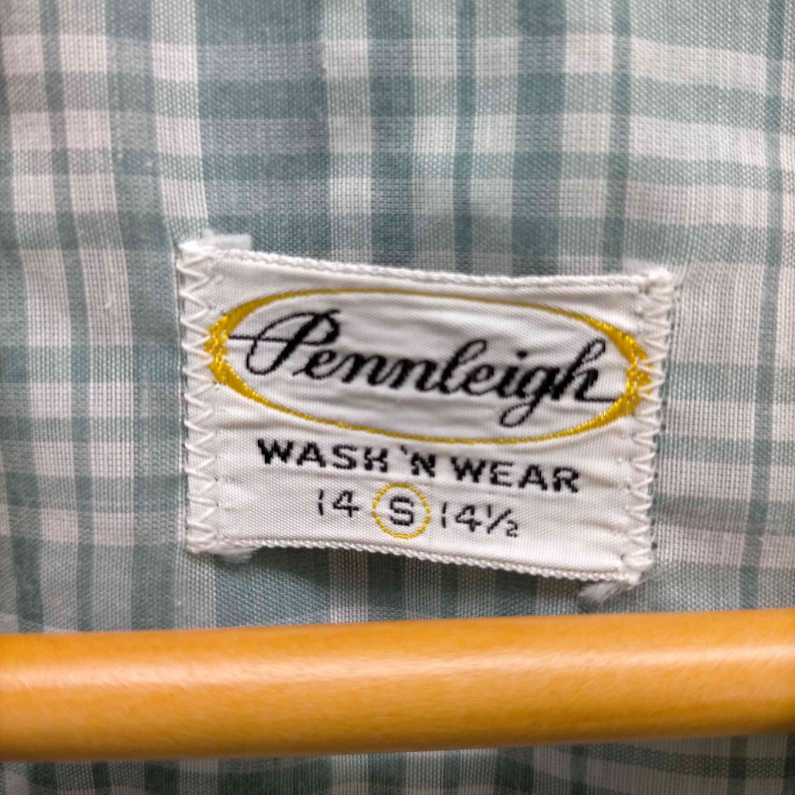 ユーズドフルギ USED古着 60S オープンカラーチェックシャツ メンズ