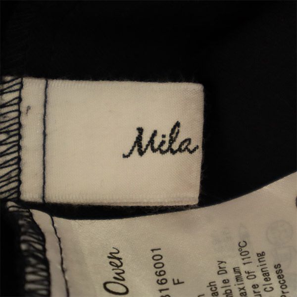 ミラオーウェン 長袖 シャツ F ブラック Mila Owen レディース 古着 中古 ミラオーウェン 長袖 シャツ F ブラック Mila Owen レディース
