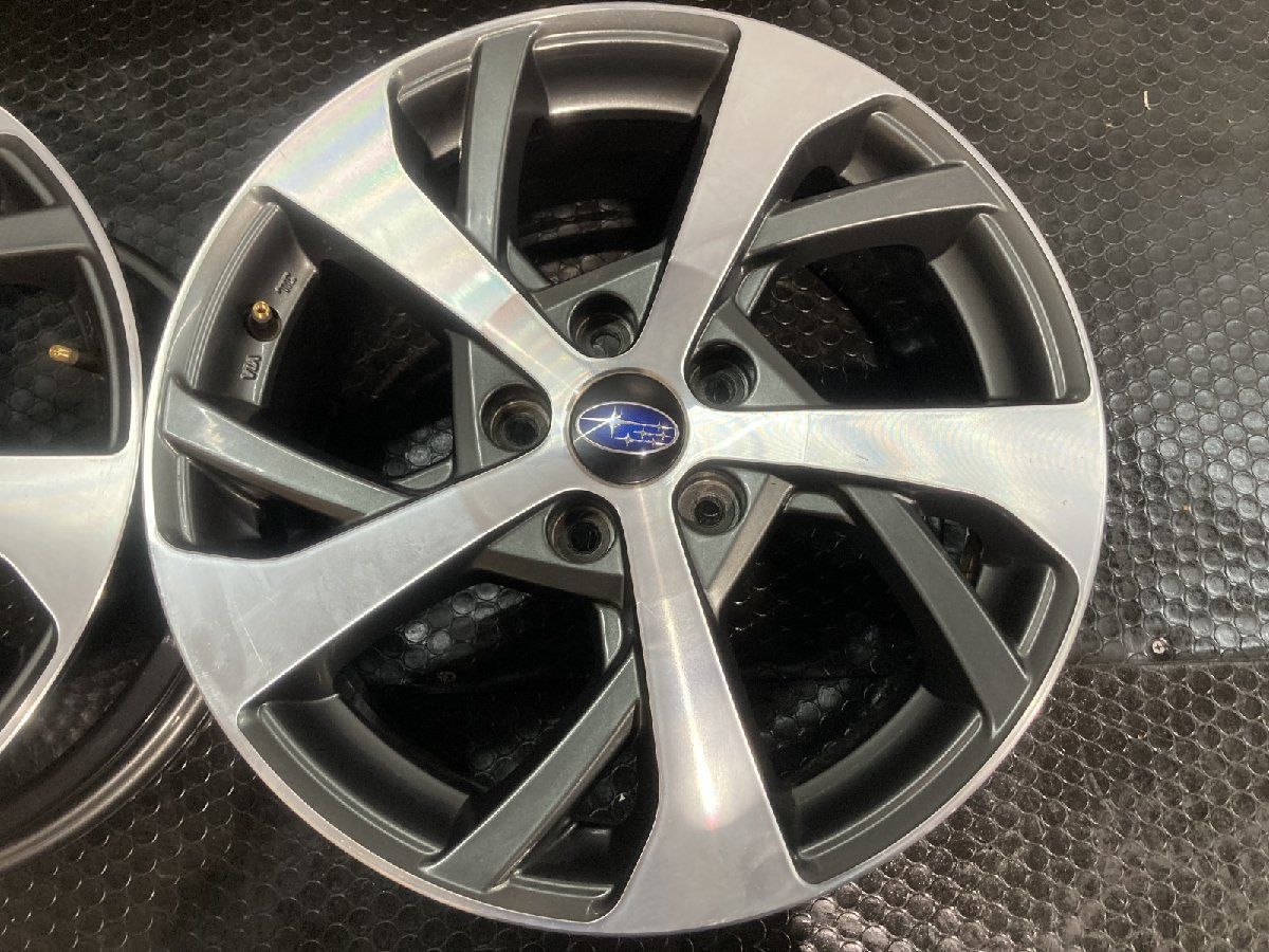 SUBARU スバル フォレスター 純正 17インチ PCD100 ダンロップ 215/50R17 タイヤ ホイール 4本SET エクシーガ レガシィ インプレッサ 等