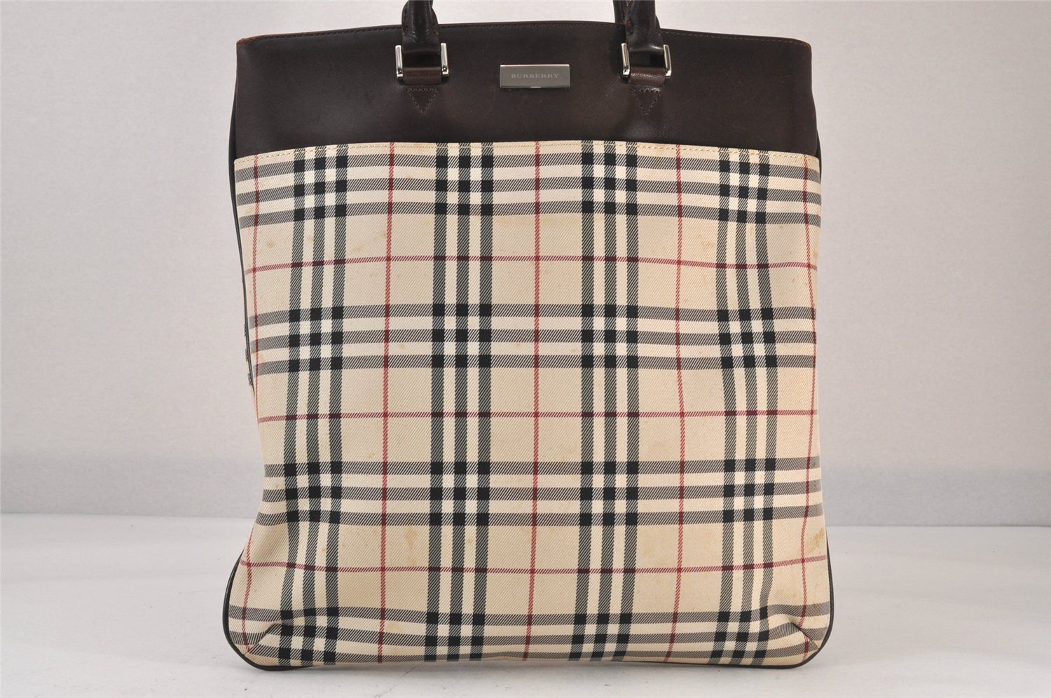 BURBERRY バーバリー ヴィンテージ ノバチェック柄 ナイロン