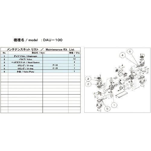 2営業日で発送 アルバック機工 Ulvac Kiko ULVAC DAU-100用メンテナンスキット DAU100MAINTENANCEKIT 8740