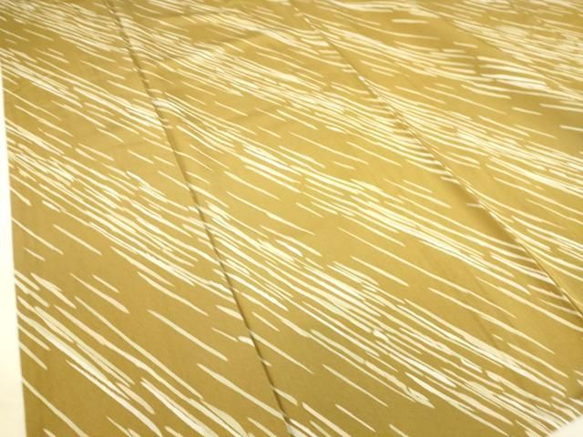 平和屋着物▽上質な小紋 単衣 斜縞 正絹 逸品 未使用 DAAS0452az