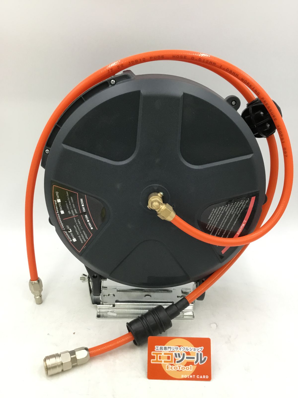 〇メーカー不明 自動巻き取り式常圧エアーコードリール 型番不明 ITPCHYBRCID8 エコツール豊田インター店 M01