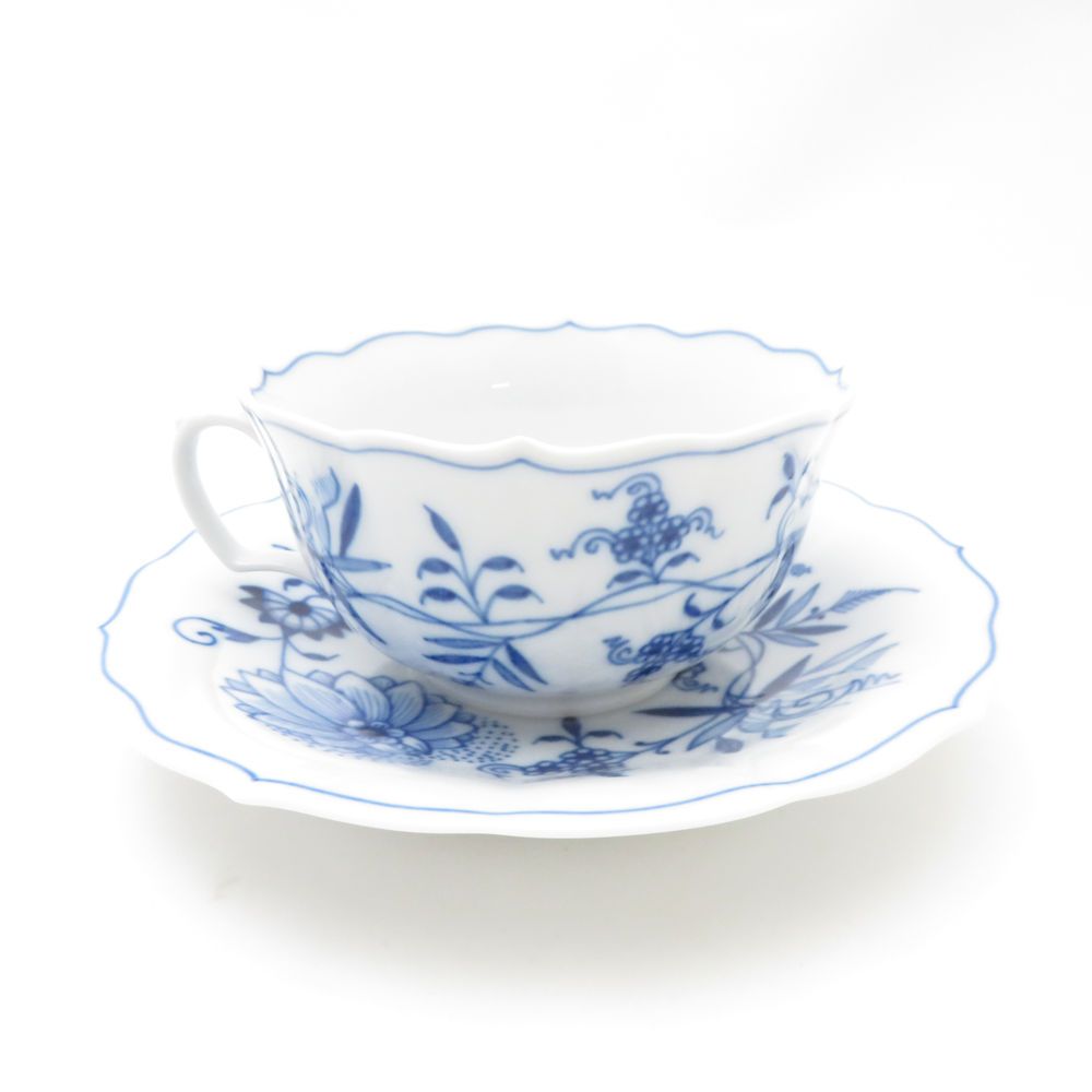 ♥ MEISSEN マイセン ブルーオニオン ティーカップ＆ソーサー SM4701U2