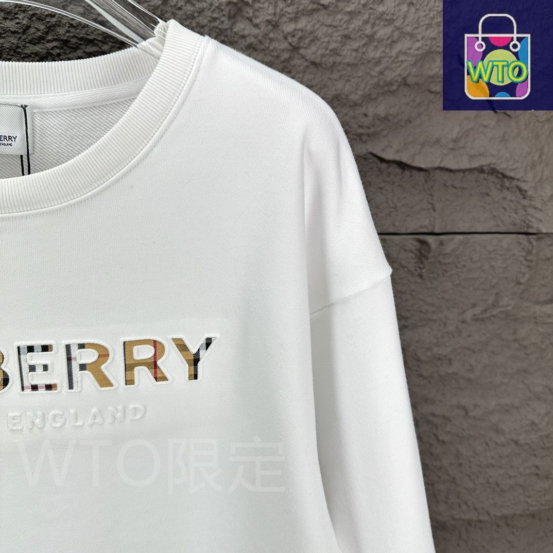 BURBERRY パッチロゴ クルーネックスウェット [本日特価|新品未