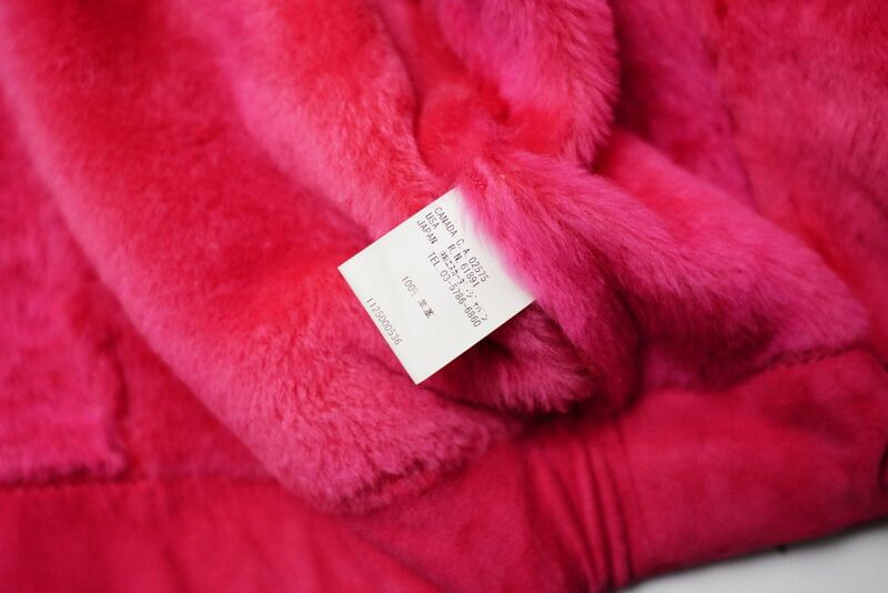 □美品□ESCADA エスカーダ ムートン ジャケット ブルゾン サイズ34  